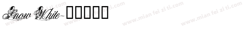 Snow White字体转换